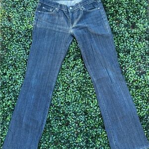7 For All Mankind Dark Blue Jeans